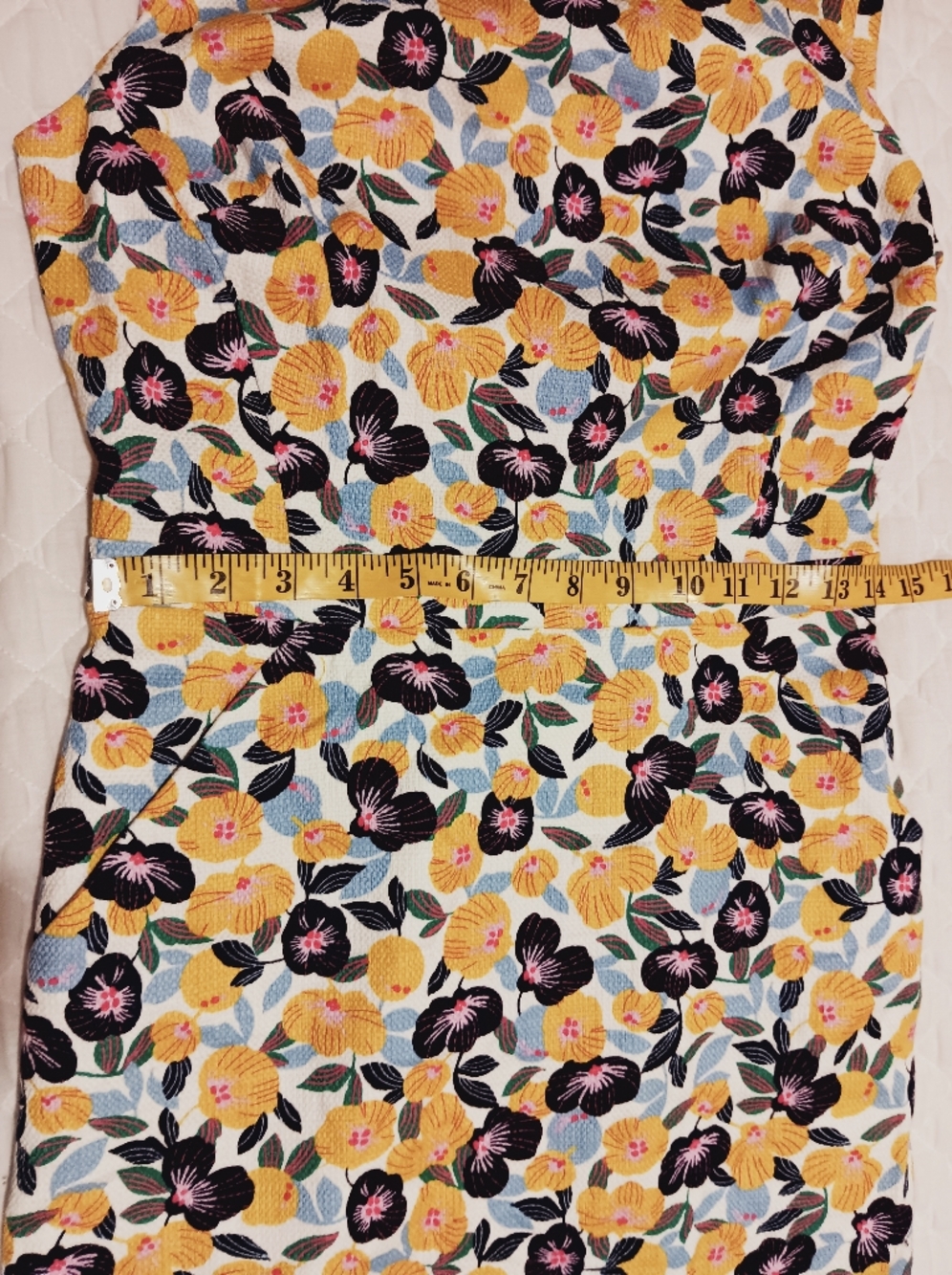 NWT Boden Heather Dress Textured Fallen Peony Floral Print Pockets Size 4 - Picture 15 of 16